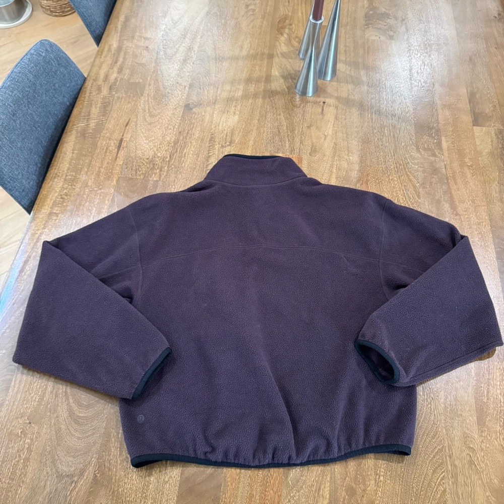 Lululemon Tumbled Fleece Quarter Zip - Sequoia - Picture 7 of 10
